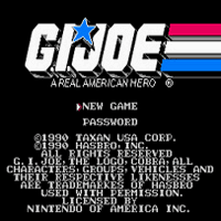 G.I. Joe Title Screen